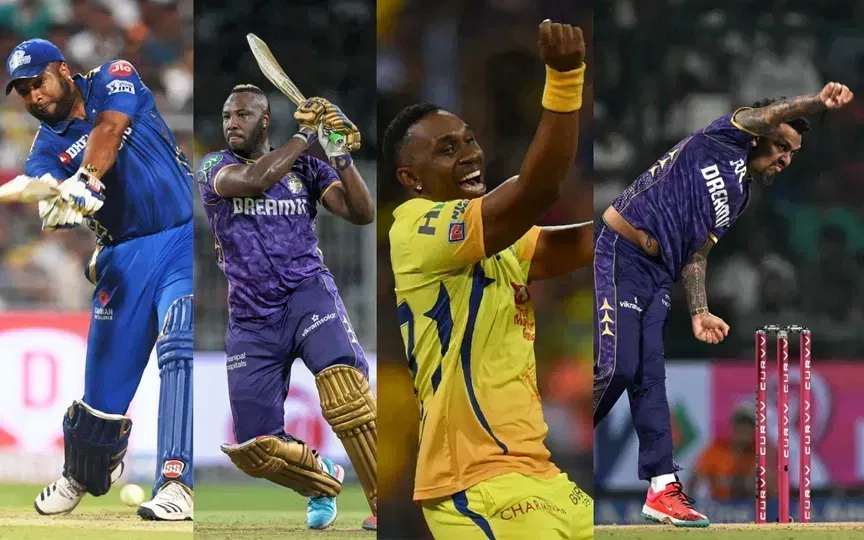 Russell vs Pollard vs Bravo vs Narine: Which Caribbean T20 great has a bigger IPL legacy